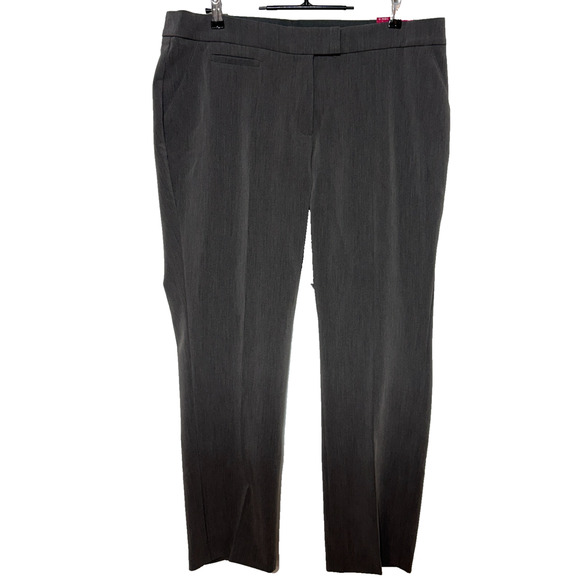 Investments II Dress Pants Womens 16W Short Gray 38x28 Stretch 5th Ave Fit - Picture 1 of 10